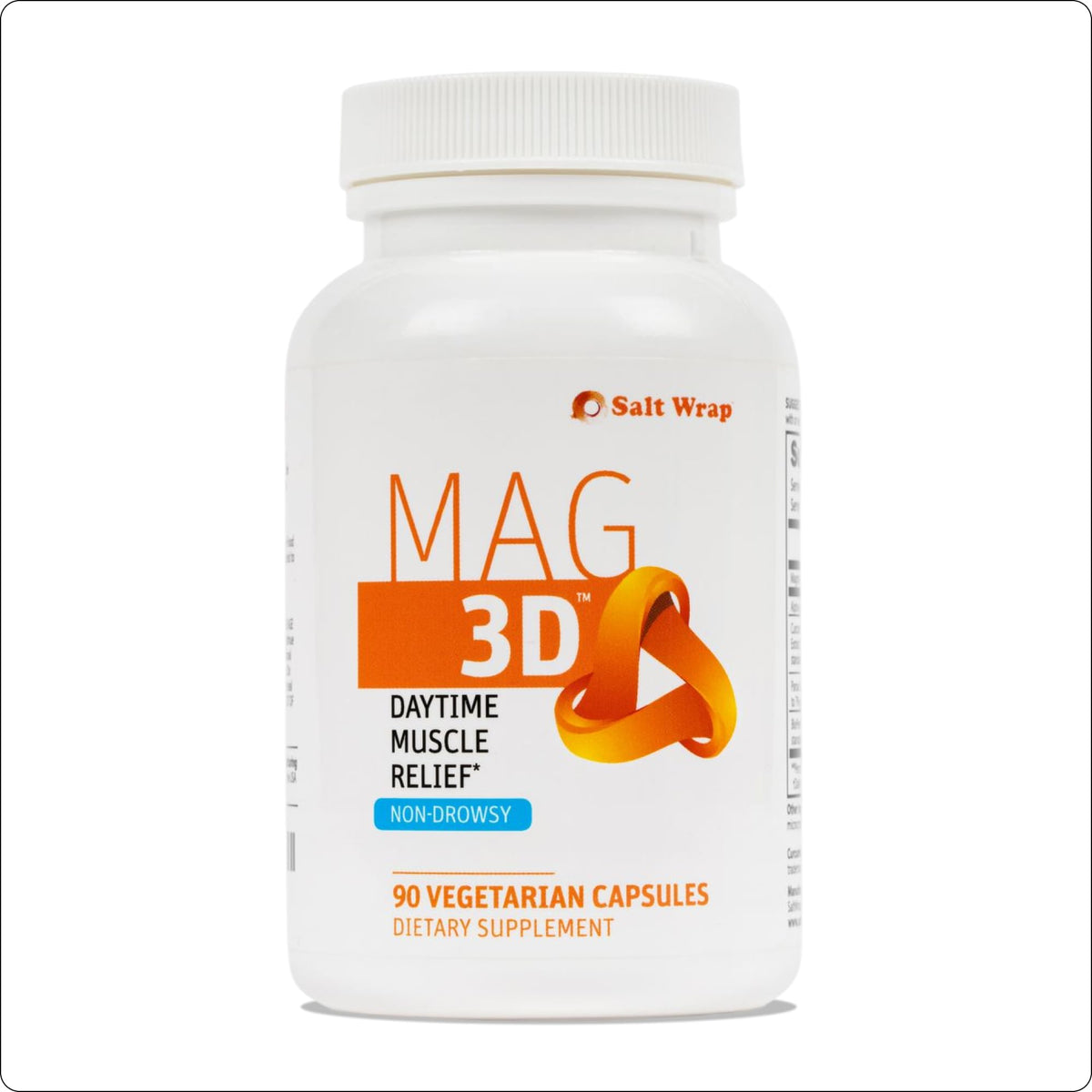 SaltWrap Mag 3D Daytime Non-Drowsy Leg Cramp Relief - 90 Capsules