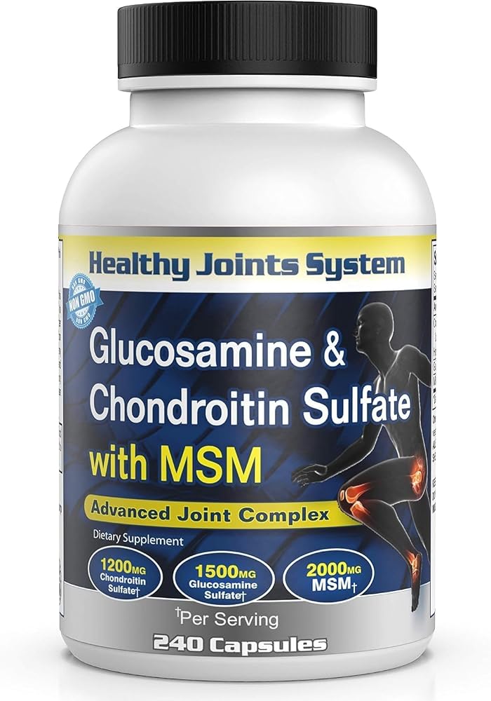 Healthy Joints System Glucosamine Chondroitin MSM - 240 Capsules