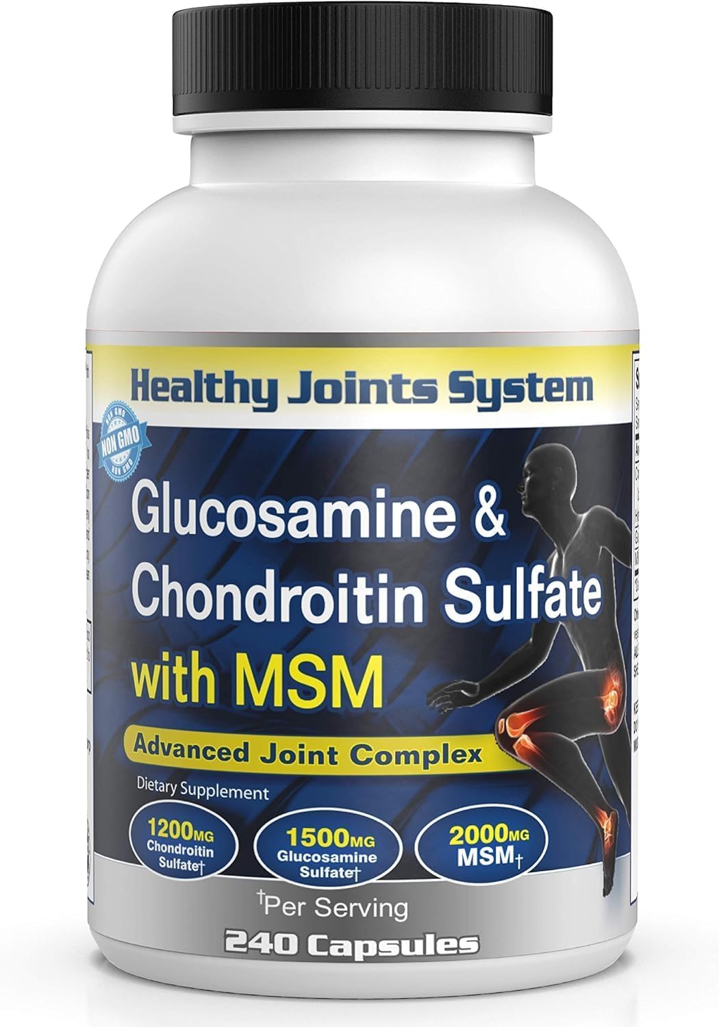 Healthy Joints System Glucosamine Chondroitin MSM - 240 Capsules