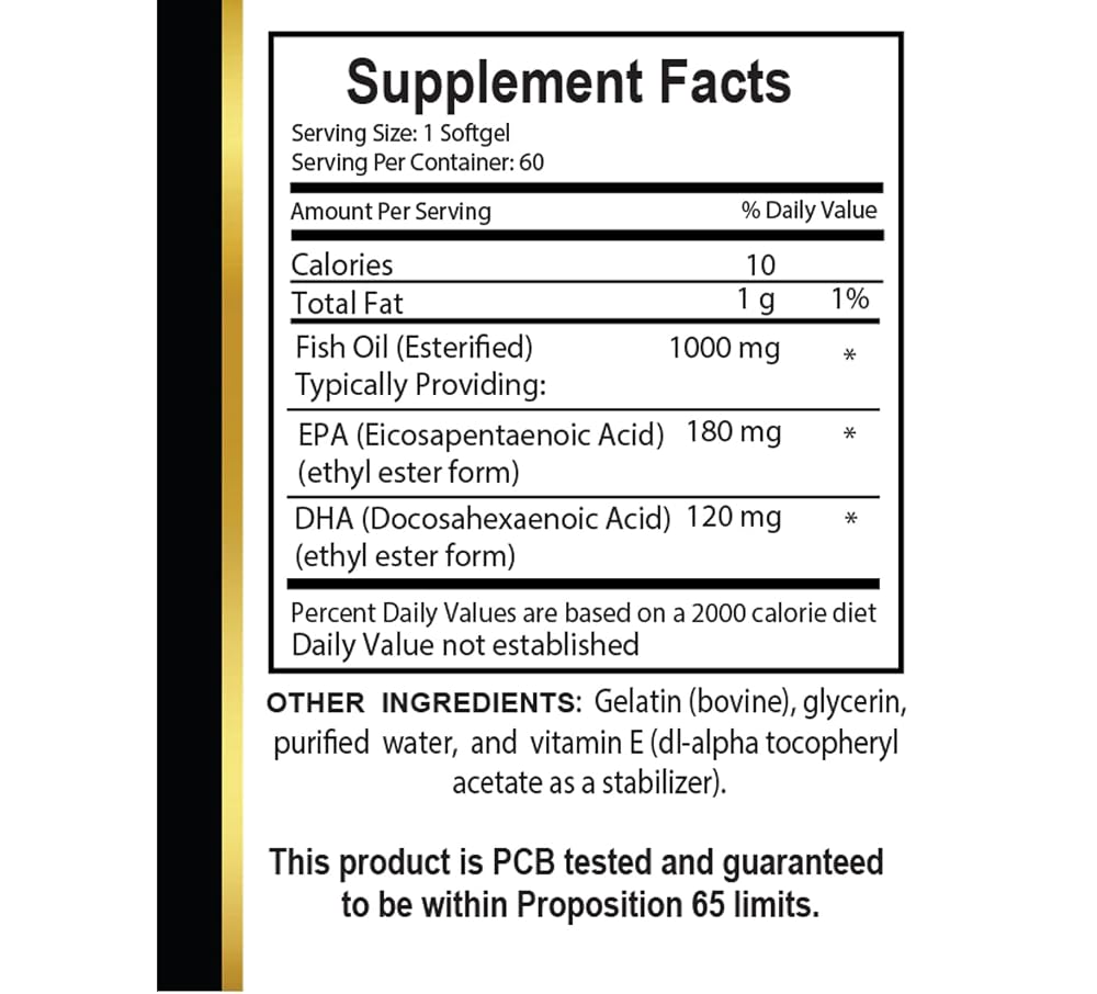 OLANTA TRADE SOLUTION Fish Oil Omega 3 - 120 Capsules - image 5