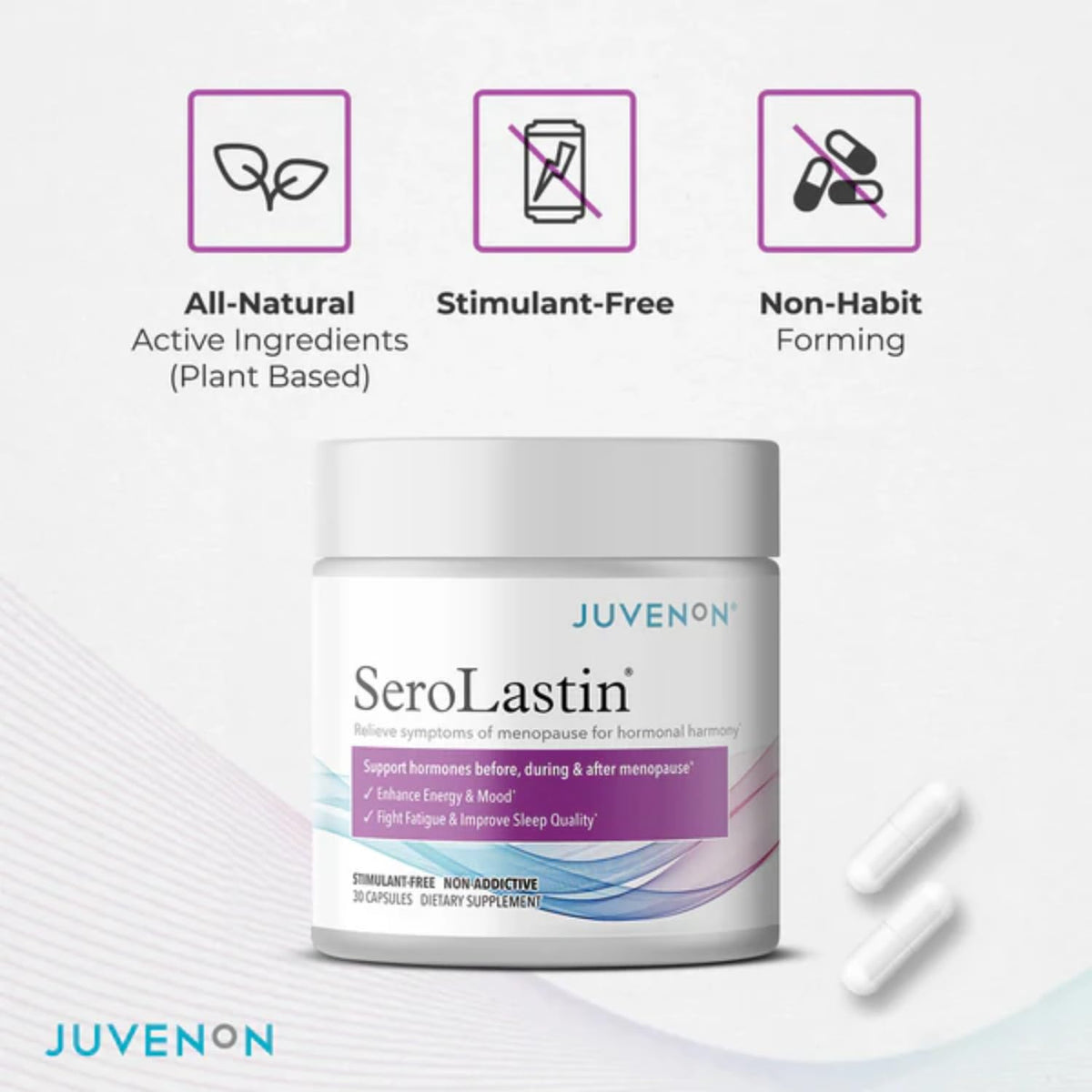 Juvenon SeroLastin Menopause Support Capsules - 30 Capsules - image 8