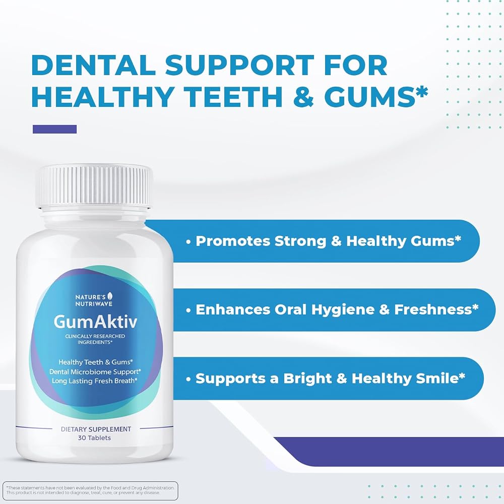 Nature’s NutriWave GumAktiv Oral Health Supplement