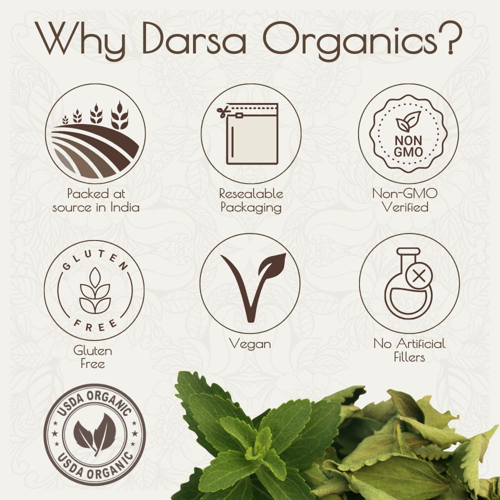 Darsa Organics Pure Stevia Powder - 16 oz - image 5
