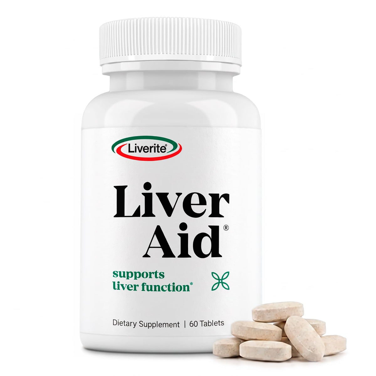 LIVERITE Liver Aid Liver Support Supplement - 60 Tablets