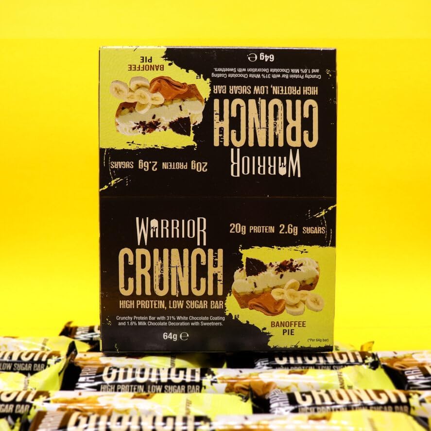 Warrior CRUNCH Protein Bar - 12 Bars Fudge Brownie