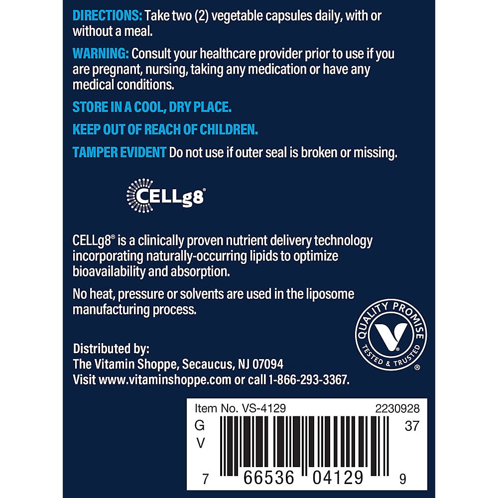 Vthrive Liposomal Vitamin C for Immune Support - 120 Vegetarian Capsules - image 3