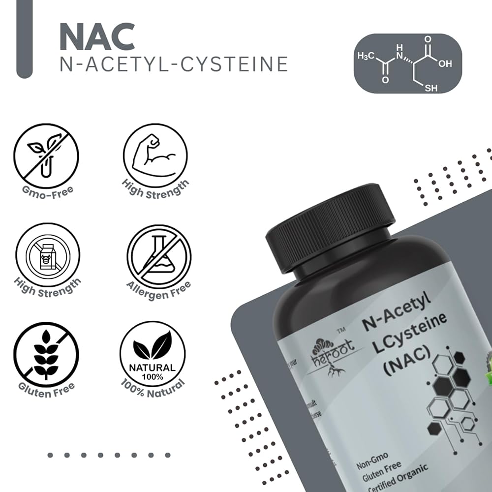 Heroot N-Acetyl L-Cysteine (NAC) 500mg