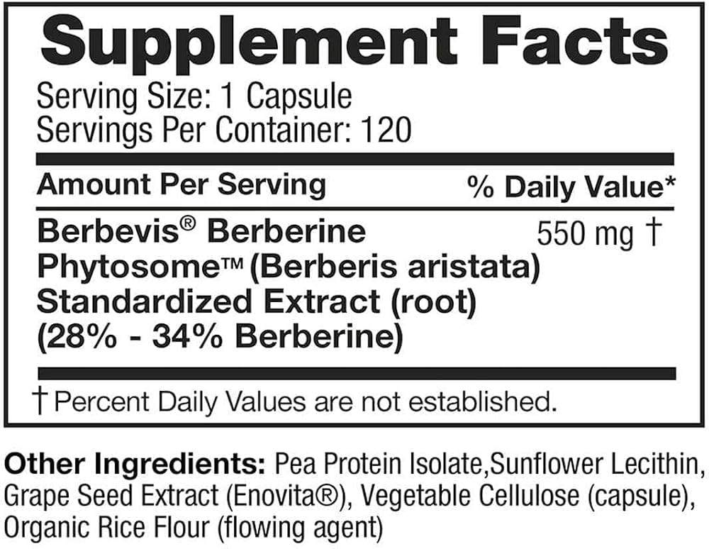 Feel Good Superfoods Berberine Phytosome - 120 Vegan Capsules - image 4