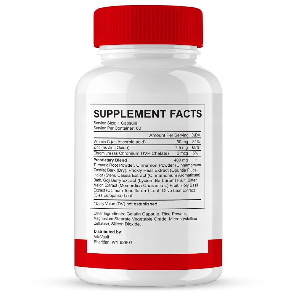 Vitavault Glyco Vitality Capsules Maximum Strength - 60 Capsules - image 2