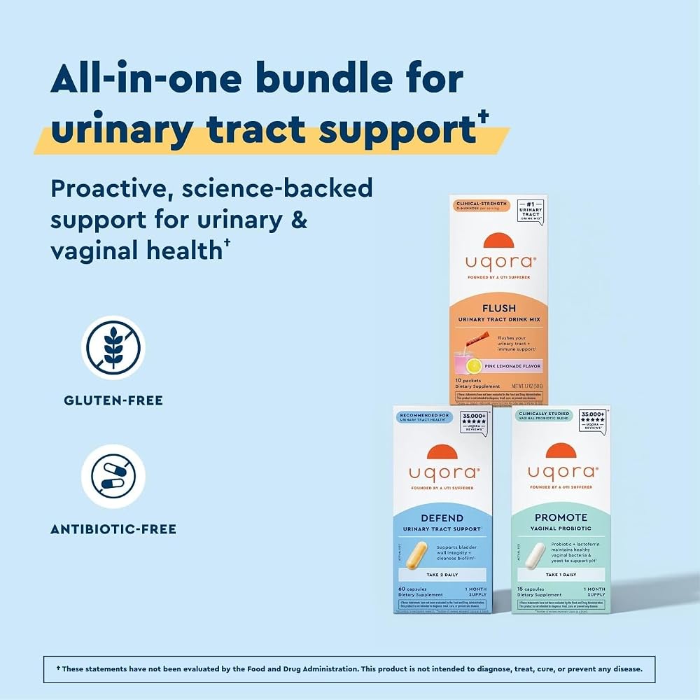 Uqora Complete Regimen with Flush, Defend & Promote