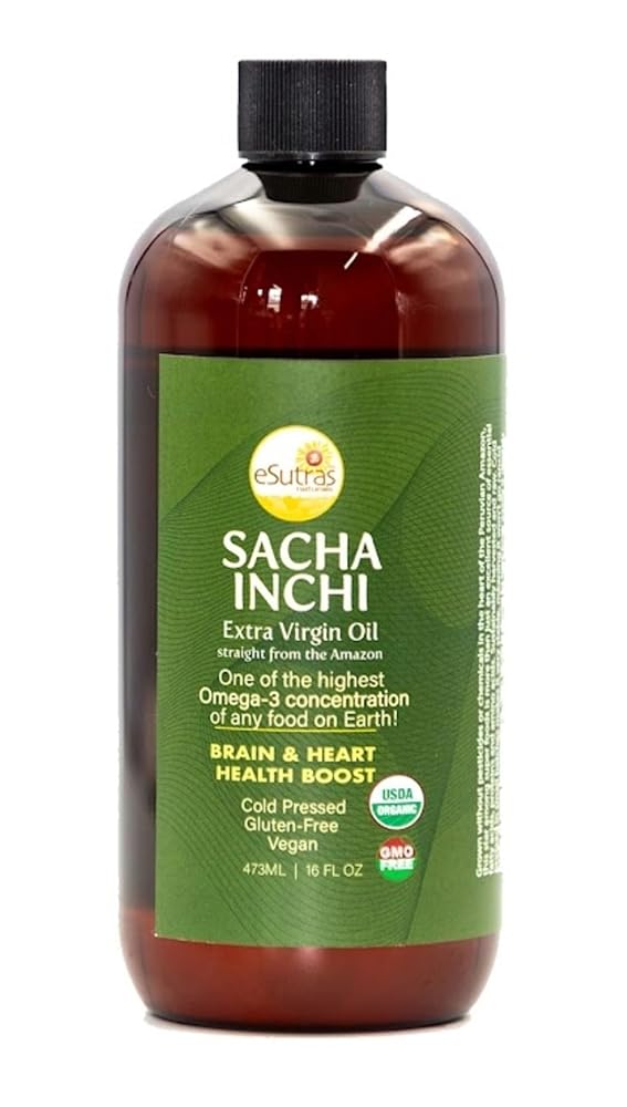 eSutras Organics Sacha Inchi Vegan Omega Oil - 16 Fl Oz - image 2