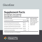 Professional Formulas GlucoEase Glucose Support - 90 Capsules - image 2