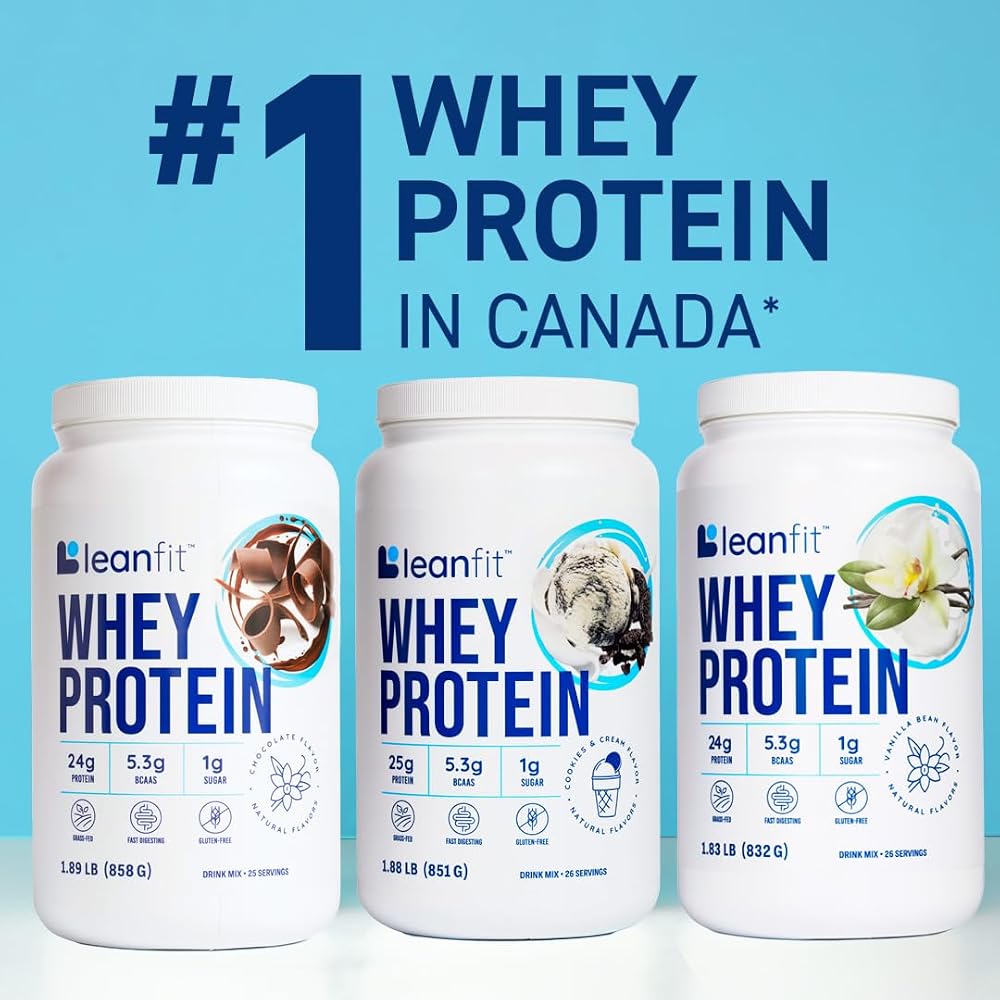 LeanFit WHEY Protein Cookies & Cream Powder - 26 Servings - image 6