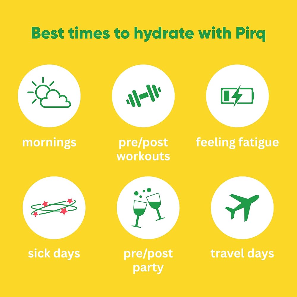 Pirq Hydration Lemon Lime Electrolyte Drink Mix Powder - 10 Sticks - image 4