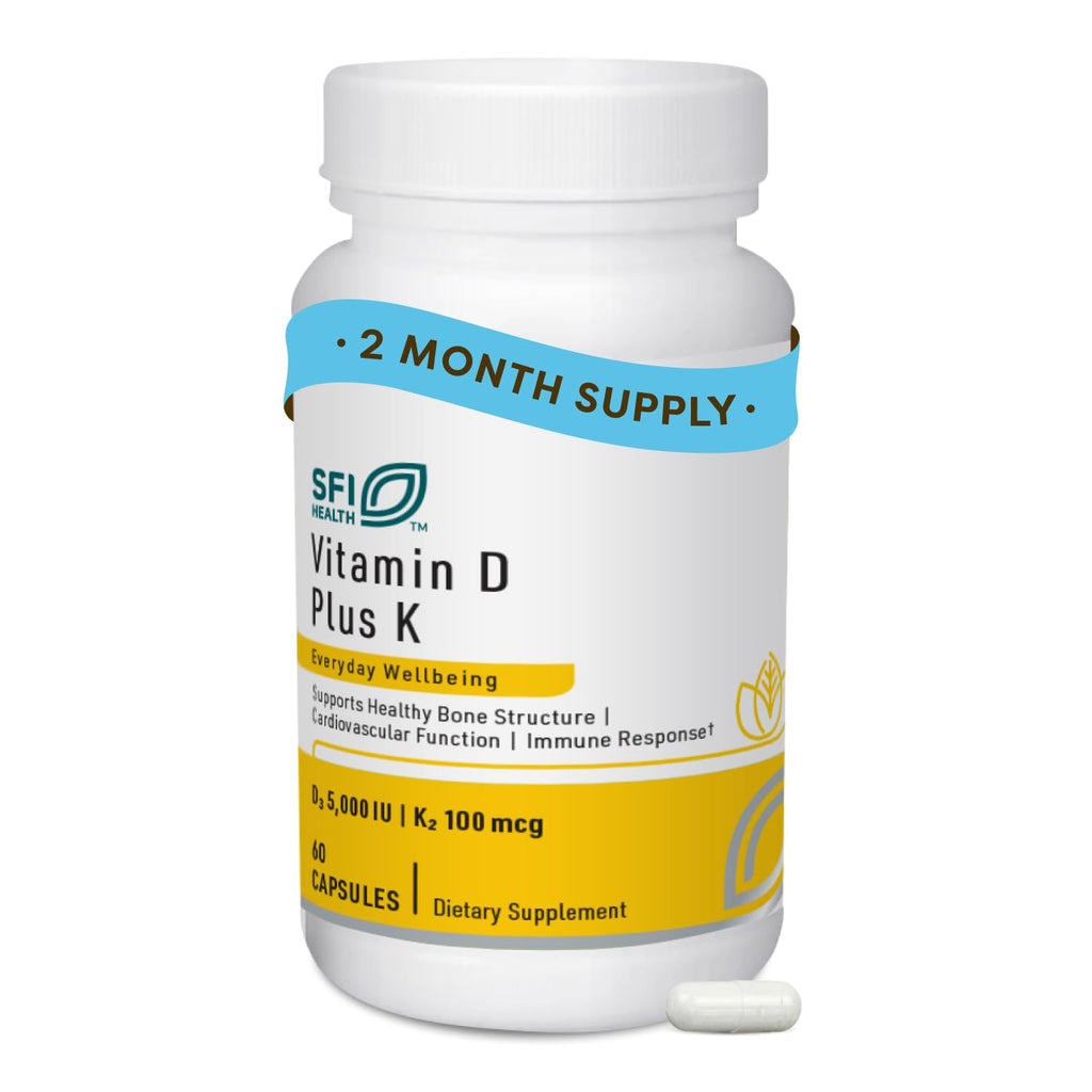SFI Health Klaire Labs Vitamin D Plus K - 60 Capsules