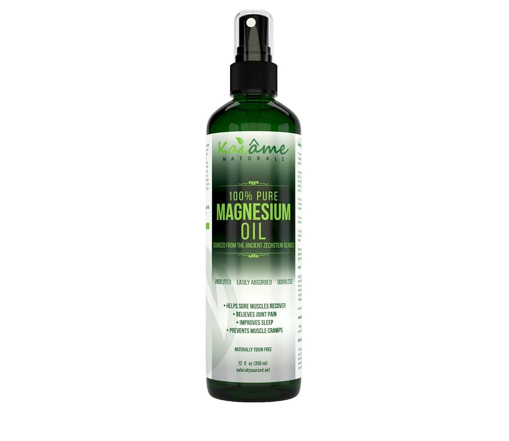 Kaiame Naturals Magnesium Oil Spray, Pure Zechstein - 12 Fl Oz - image 3