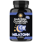 Angry Supplements Garcinia Cambogia PM Weight Loss Sleep - 60 Tablets