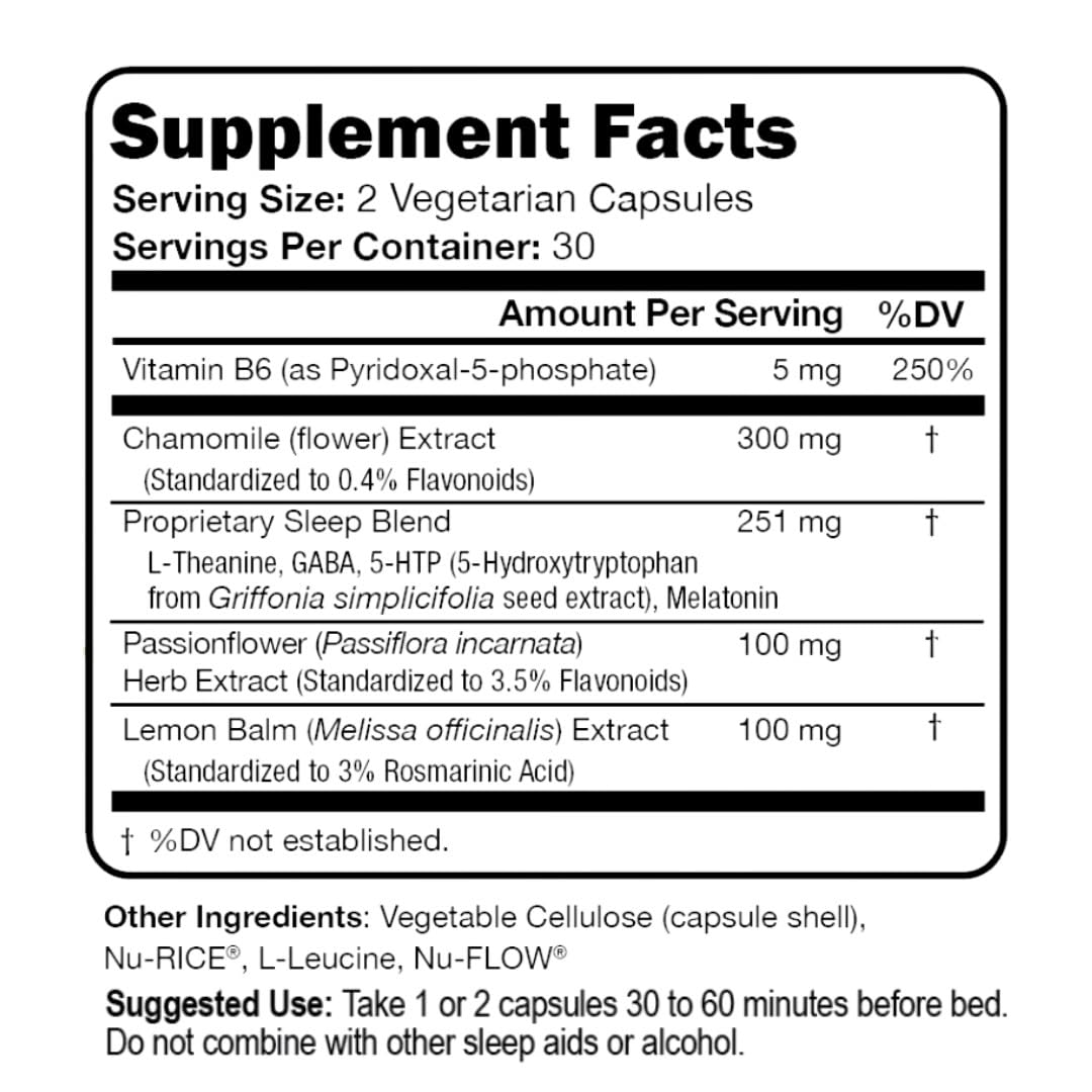 Script Essentials Sleep Script Sleep Support - 60 Capsules - image 2