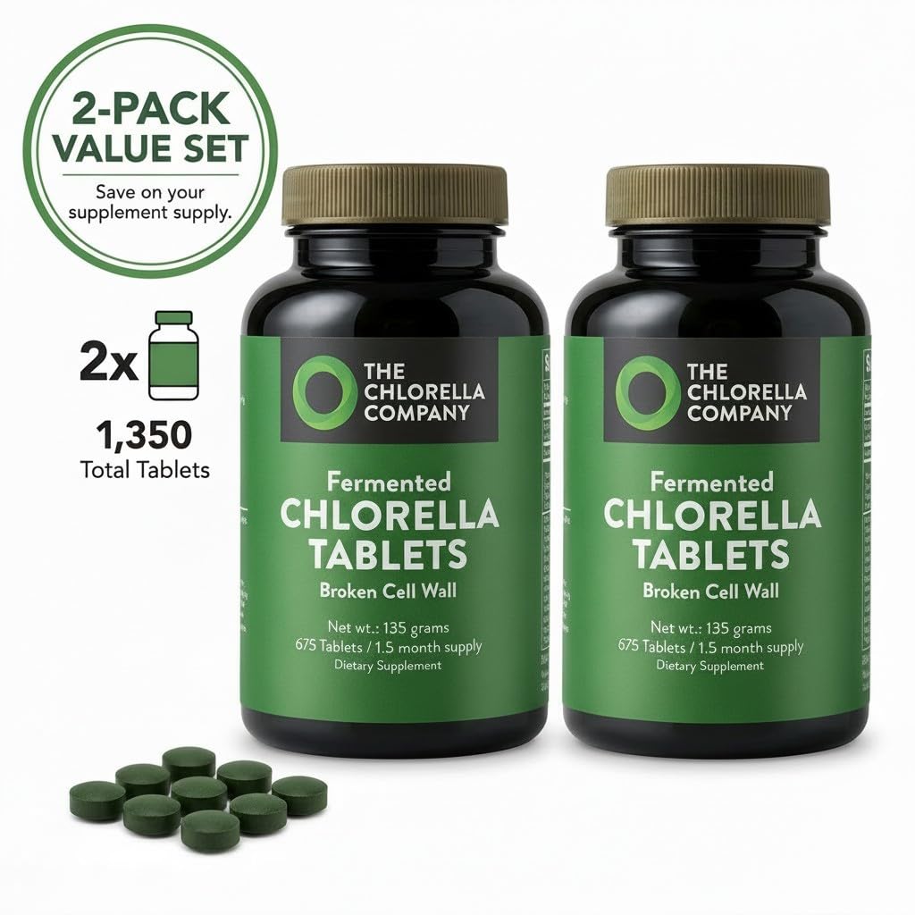 The Chlorella Company Fermented Chlorella Tablets - 1350 Tablets - image 3