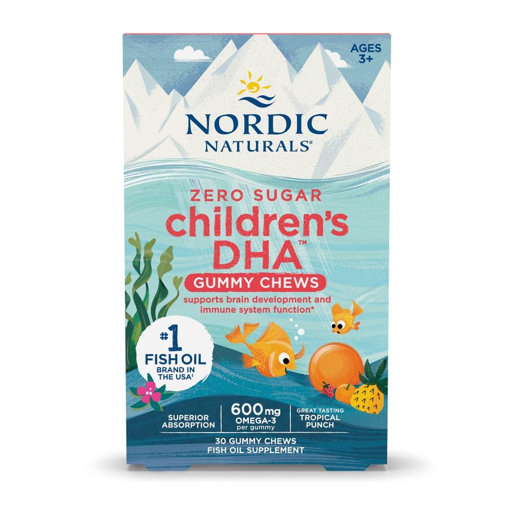 Nordic Naturals Children's DHA Gummies Tropical Punch - 30 Count