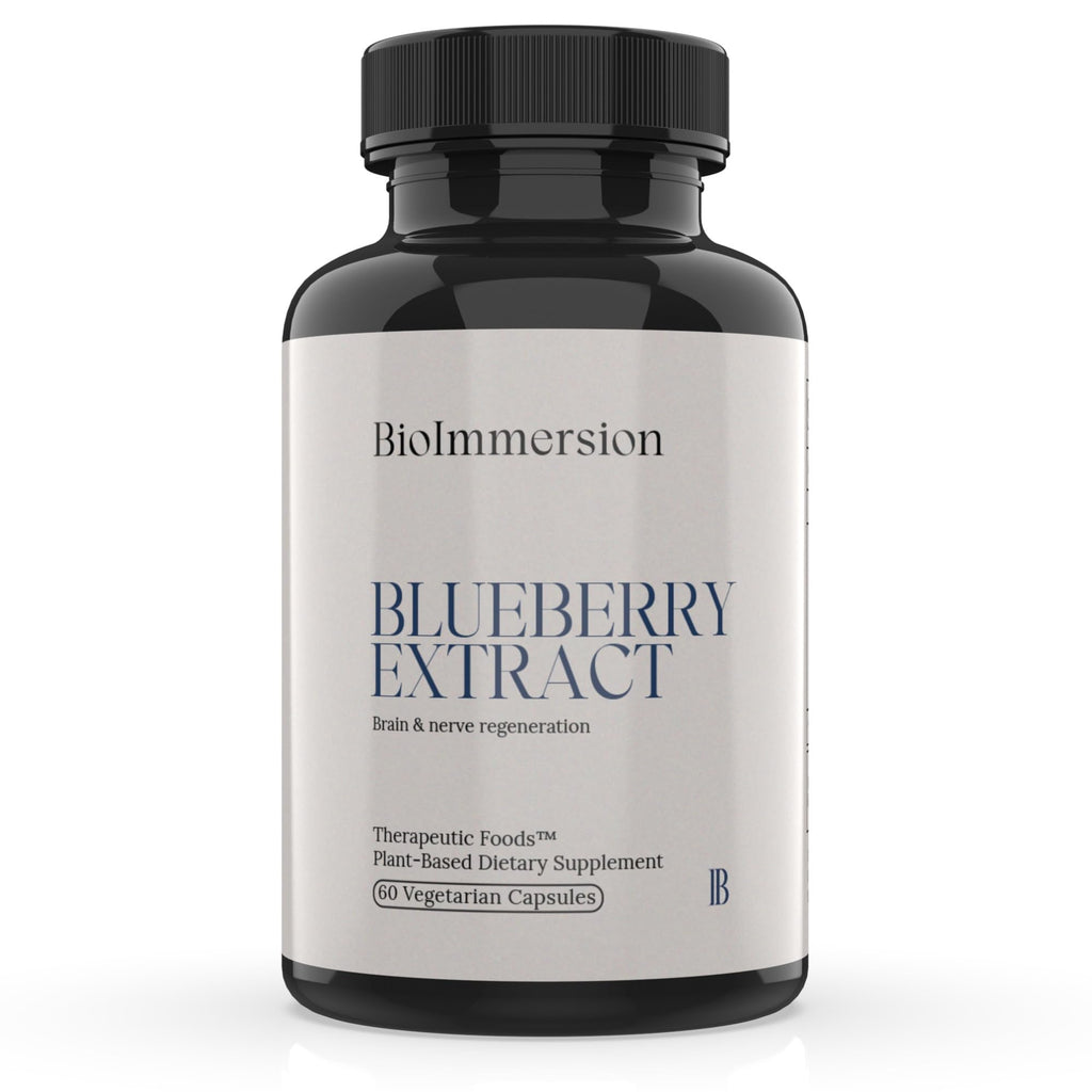 BioImmersion Blueberry 80:1 Extract 500mg Brain Support - 60 Capsules