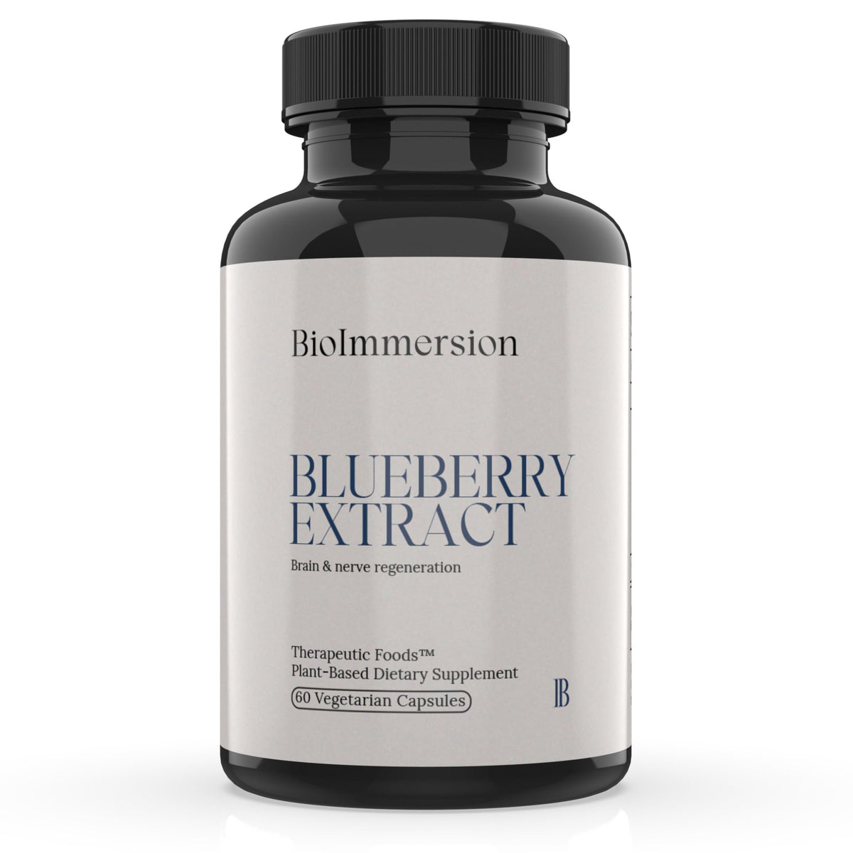 BioImmersion Blueberry 80:1 Extract 500mg Brain Support - 60 Capsules