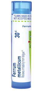 Boiron Ferrum Metallicum 30C for Irritability - 80 Pellets