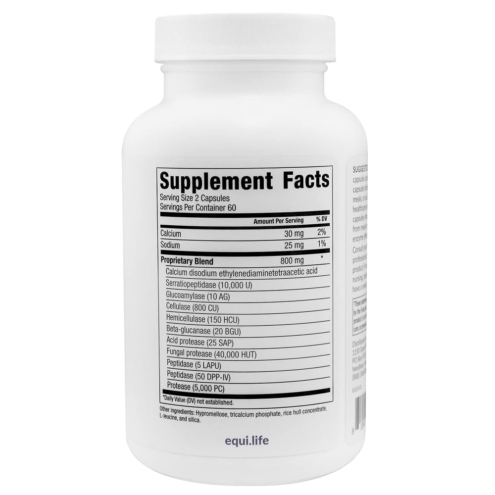 Equilife FloraFilm Enzyme Blend for Gut Health - 120 Capsules - image 2