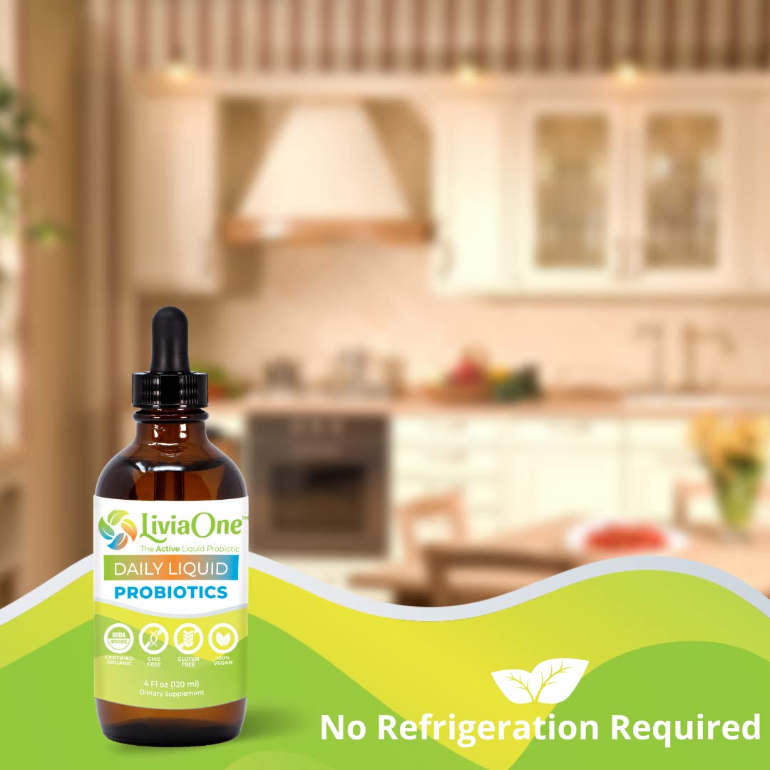 LiviaOne Daily Liquid Probiotics for Digestive Health - 4 Fl Oz - image 5