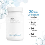 Supersmart Lutein 20mg per Day Eye Supplement - 60 Vegetarian Capsules - image 5
