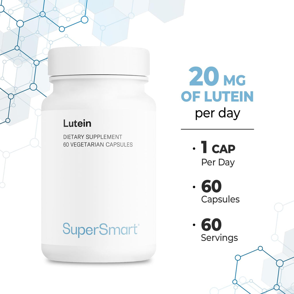 Supersmart Lutein 20mg per Day Eye Supplement - 60 Vegetarian Capsules - image 5