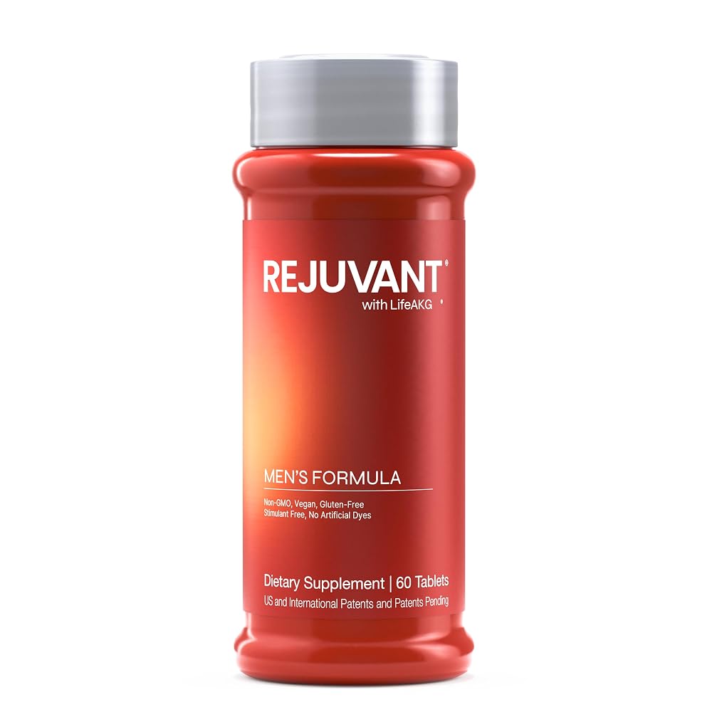 Rejuvant Men's Calcium AKG Supplement 1000mg, 98% Pure Ca-AKG