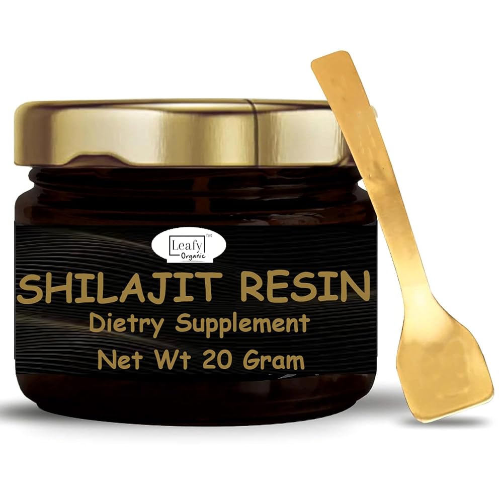 Leafy Organic Shilajit Resin Supplement - 20 Grams