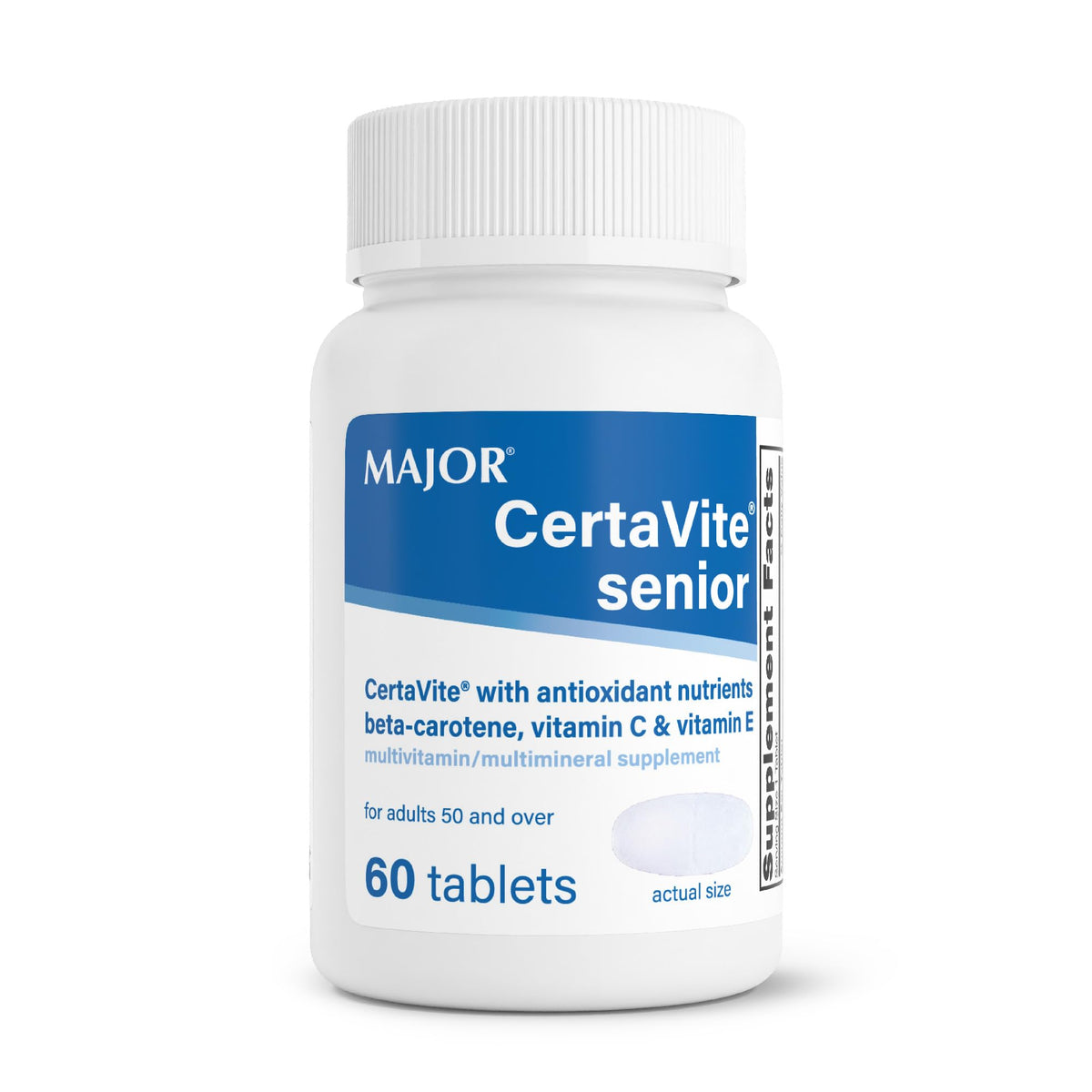 MAJOR CertaVite Senior Multivitamin with Antioxidants - 60 Tablets