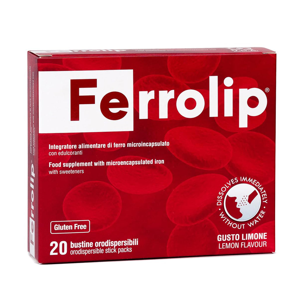 Ferrolip Iron Supplement Lemon Flavored Sachets - 20 Sachets