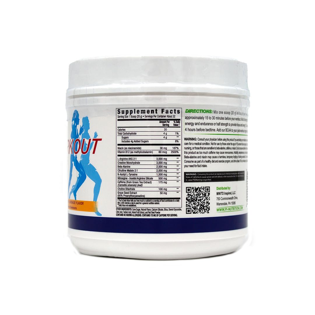 Performance Inspired Pre-Workout Powder Raspberry Lemonade - 23.84 oz - image 7