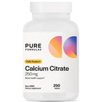 PureFormulas Calcium Citrate 250 mg Bone & Dental Health - 250 Tablets