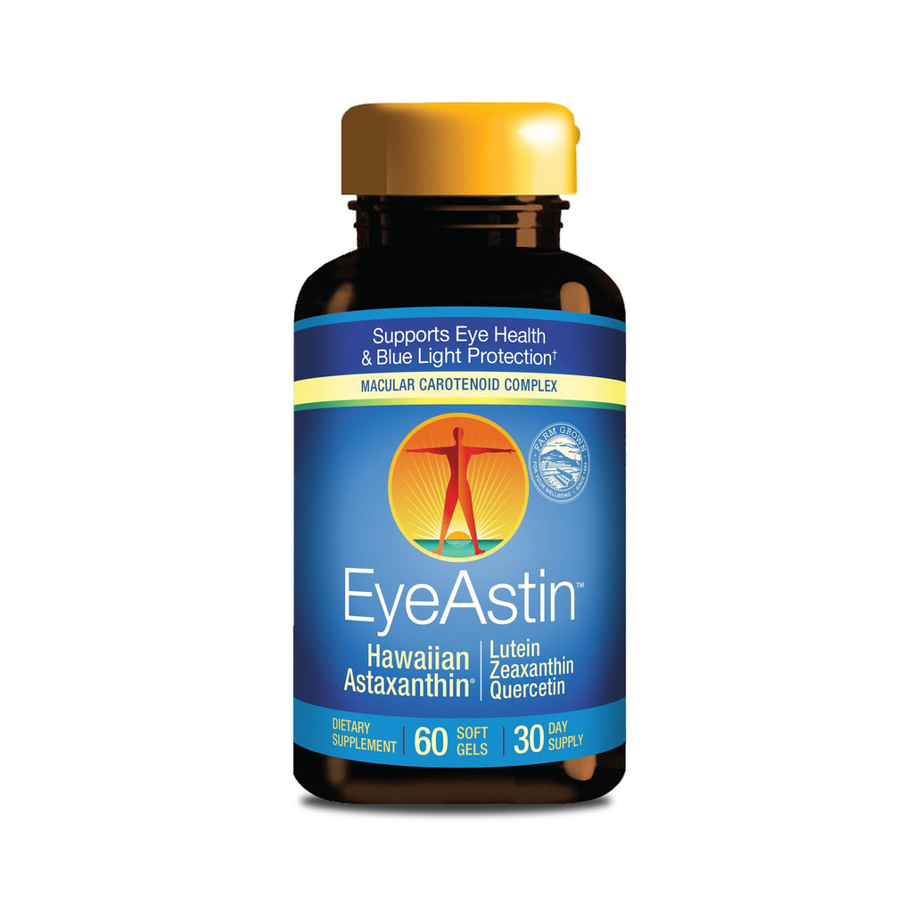 Nutrex Hawaii EyeAstin Astaxanthin Lutein Zeaxanthin - 60 Softgels