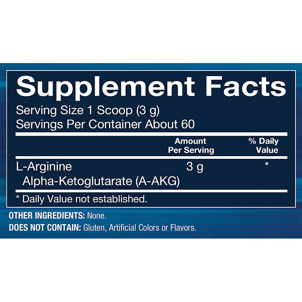 BodyTech L-Arginine AKG 3000MG Powder - 60 Servings - image 2