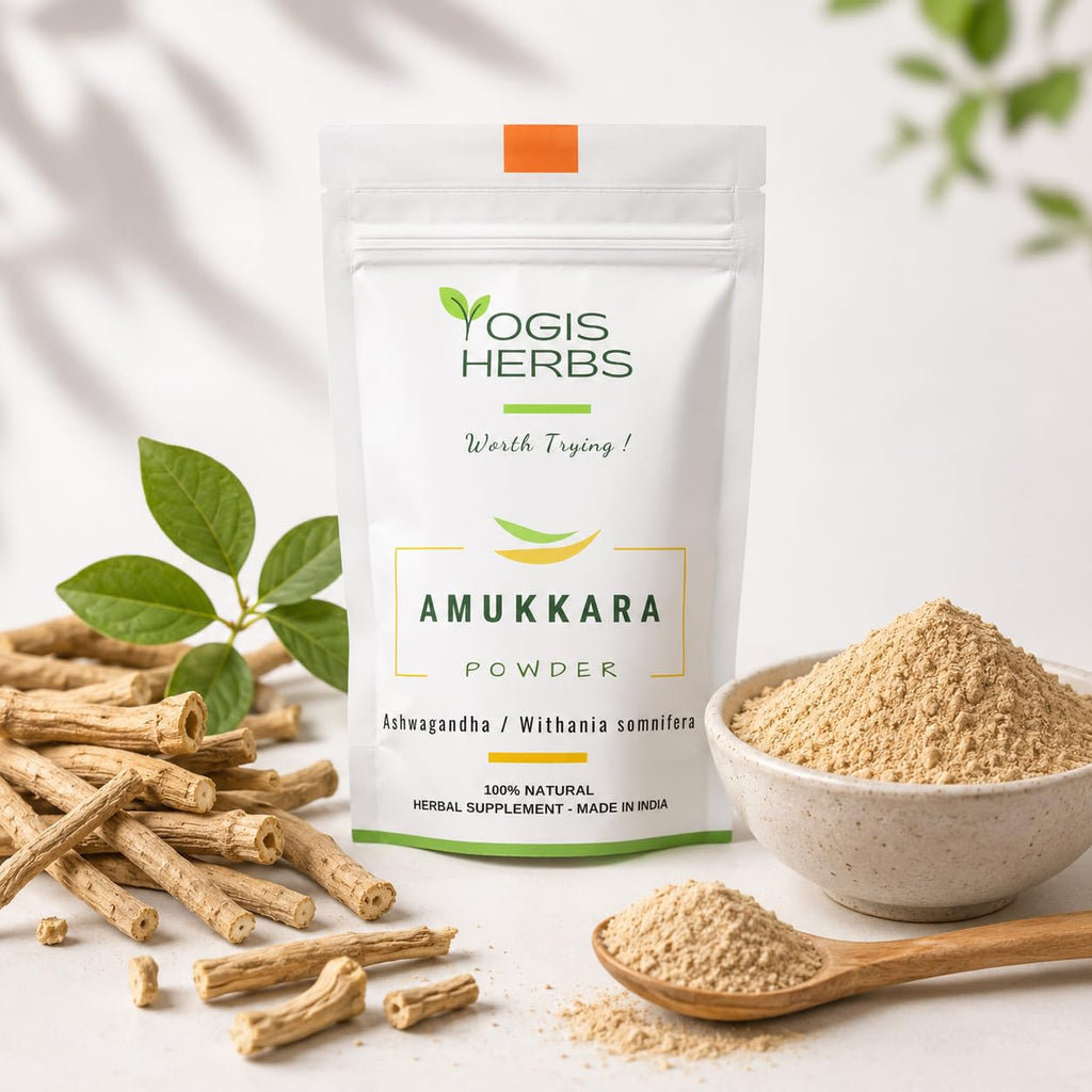 YOGIS HERBS Amukkara Powder Ashwagandha Root - 16 Ounce - image 2