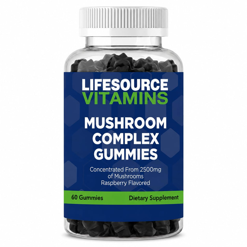 LifeSource Vitamins 10 Mushroom Complex Gummies - 60 Gummies