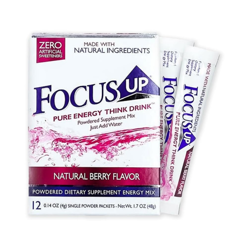 Xooma FocusUP Think Drink Brain Support Powder - 12 Stick Packs