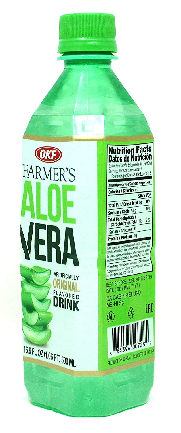 OKF Farmer's Aloe Vera Drink Original - 4 Pack - image 2