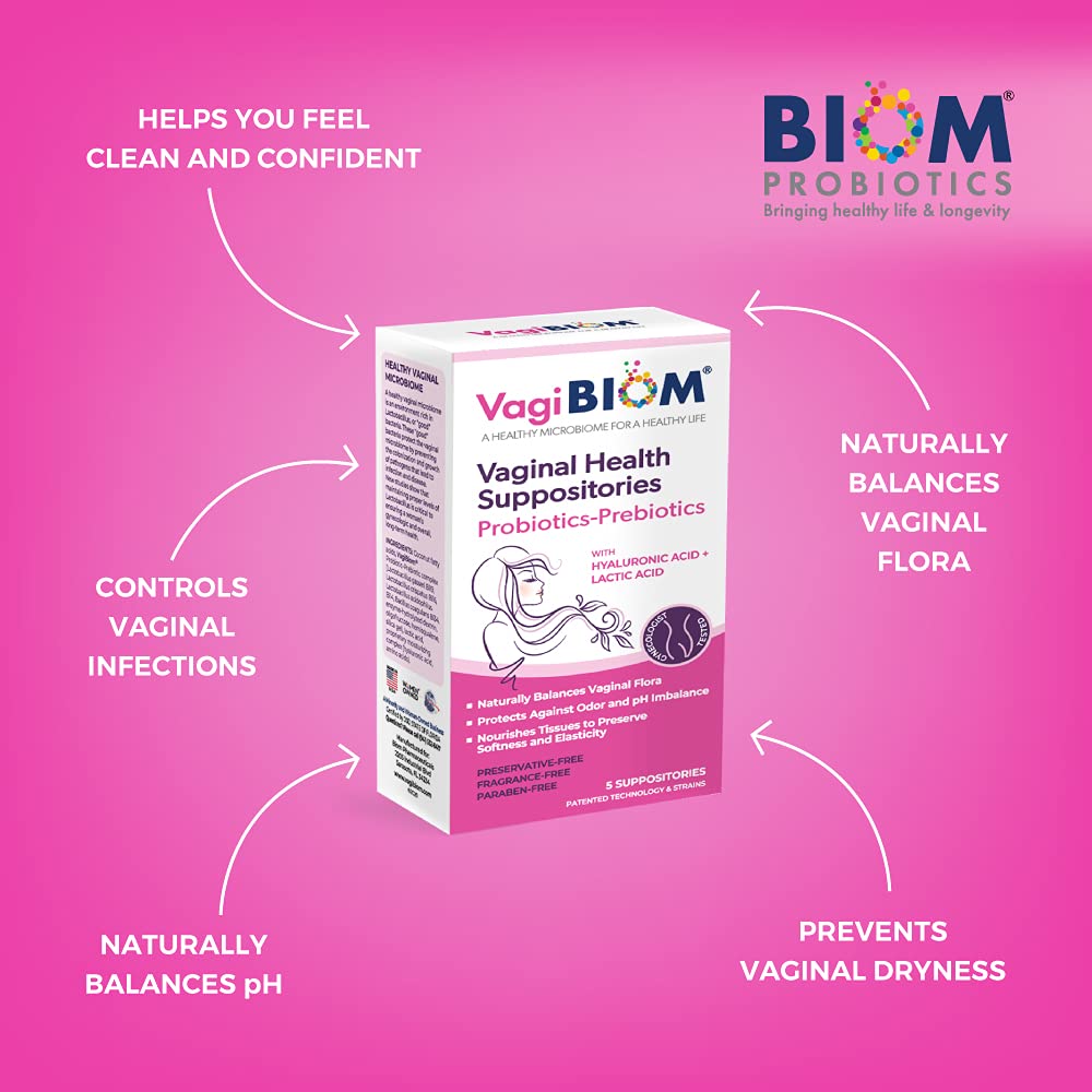 VagiBiom Lactobacillus Suppository for Flora Balance - 1 Count - image 6