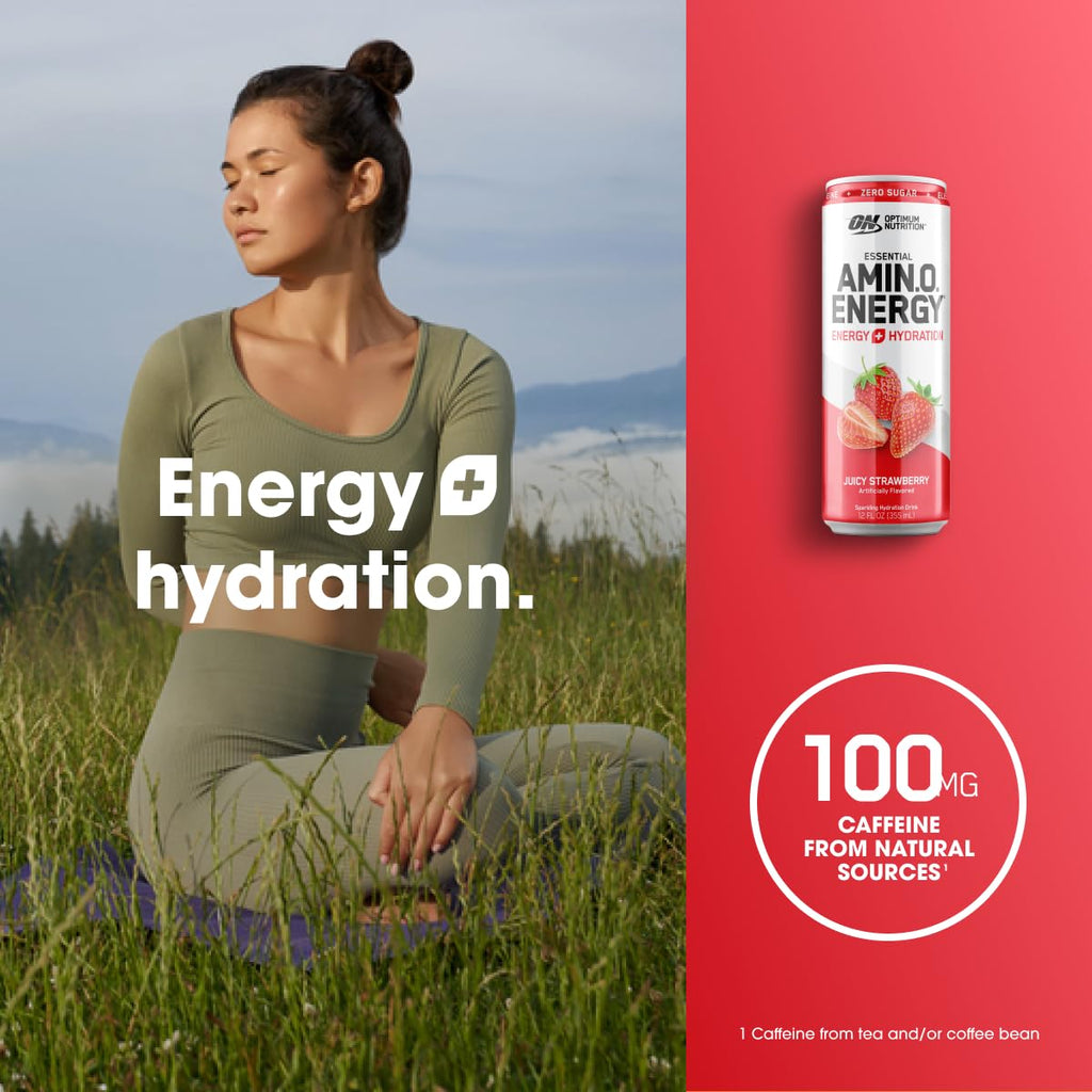 Optimum Nutrition Essential Amino Energy Sparkling Hydration Drink