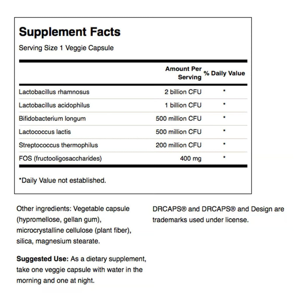 Swanson Probiotic Complex 4.2 Billion CFU - 120 Vegetarian Capsules - image 2