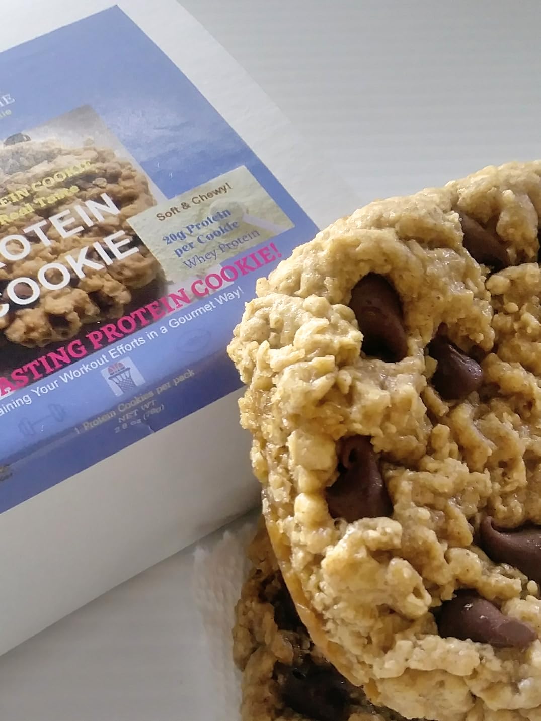 Awesome Oat Cookies Chocolate Chip Whey Protein Cookie - 6 Count - image 2