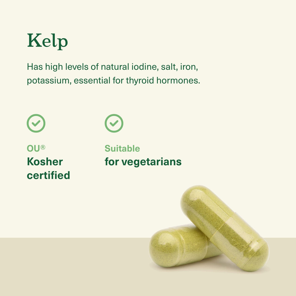 Complete Natural Products Icelandic Sea Kelp 600mg Thyroid Support - image 4