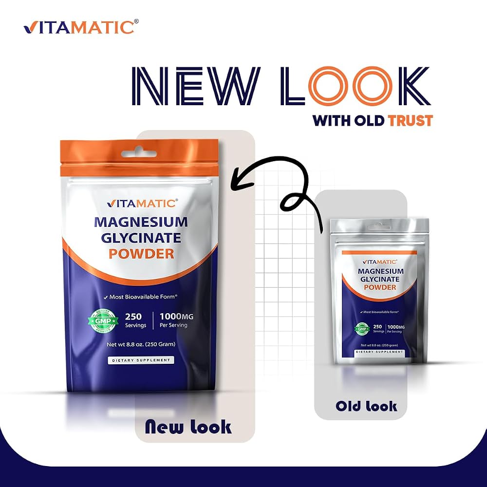 Vitamatic Magnesium Glycinate & Oxide Powder - 250 Grams - image 8