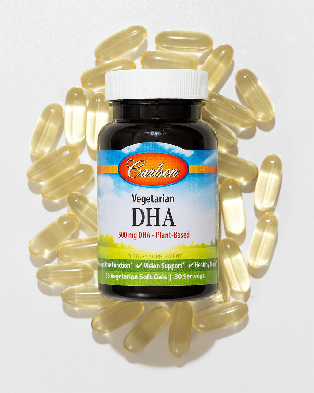 Carlson Vegetarian DHA 500 mg - 30 Softgels - image 9